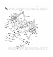 ENGINE MOUNT voor Kawasaki TERYX 750 FI 4X4 LE 2011