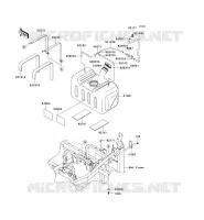FUEL TANK voor Kawasaki TERYX 750 FI 4X4 LE 2011