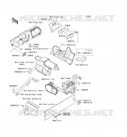 LABELS voor Kawasaki TERYX 750 FI 4X4 LE 2011