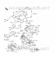 PROTECTION   CHASSIS CAB voor Kawasaki TERYX 750 FI 4X4 LE 2011