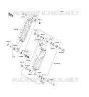 SUSPENSION   SHOCK ABSORBER voor Kawasaki TERYX 750 FI 4X4 LE 2011
