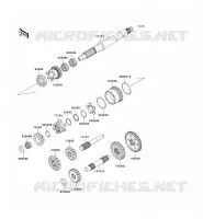 TRANSMISSION voor Kawasaki TERYX 750 FI 4X4 LE 2011