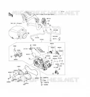 CARBURETOR voor Kawasaki TERYX 750 FI 4X4 SPORT 2011