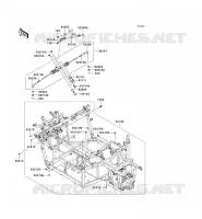 CHASSIS voor Kawasaki TERYX 750 FI 4X4 SPORT 2011