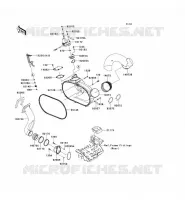 CONVERTER COVER voor Kawasaki TERYX 750 FI 4X4 SPORT 2011