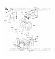 FUEL TANK voor Kawasaki TERYX 750 FI 4X4 SPORT 2011