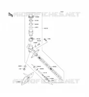 MASTER CYLINDER voor Kawasaki TERYX 750 FI 4X4 SPORT 2011