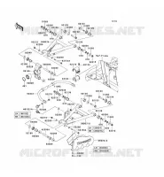 REAR SUSPENSION voor Kawasaki TERYX 750 FI 4X4 SPORT 2011
