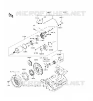 STARTER MOTOR voor Kawasaki TERYX 750 FI 4X4 SPORT 2011