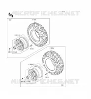 WHEELS   TIRES voor Kawasaki TERYX 750 FI 4X4 SPORT 2011