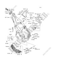 FRAME PARTS (COUVERTURE) voor Kawasaki KX250F 2013