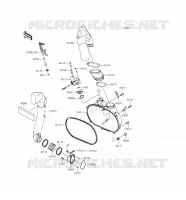 CONVERTER COVER voor Kawasaki BRUTE FORCE 750 4X4I EPS 2016
