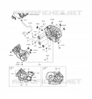 CRANKCASE(S) voor Kawasaki BRUTE FORCE 750 4X4I EPS 2016