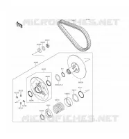 DRIVE CONVERTER   BELT voor Kawasaki BRUTE FORCE 750 4X4I EPS 2016