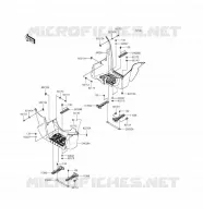 FOOTREST voor Kawasaki BRUTE FORCE 750 4X4I EPS 2016