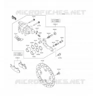 FRONT BRAKE voor Kawasaki BRUTE FORCE 750 4X4I EPS 2016