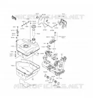 FUEL TANK voor Kawasaki BRUTE FORCE 750 4X4I EPS 2016