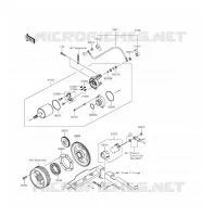 STARTER MOTOR voor Kawasaki BRUTE FORCE 750 4X4I EPS 2016