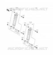 SUSPENSION   SHOCK ABSORBER voor Kawasaki BRUTE FORCE 750 4X4I EPS 2016