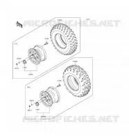 TIRES voor Kawasaki BRUTE FORCE 750 4X4I EPS 2016