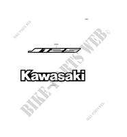 STICKER (NOIR) voor Kawasaki J125 2016