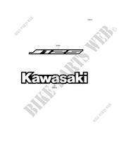 STICKER(WHITE) voor Kawasaki J125 2016