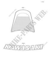 ACCESSORY(DECALS) voor Kawasaki Z900RS CAFE 2018
