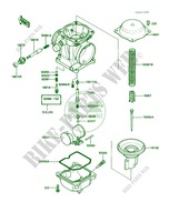 Carburetor Parts voor Kawasaki 454 LTD 1988