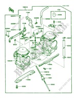Carburetor voor Kawasaki 454 LTD 1988