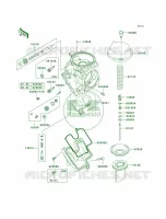 Carburetor Parts voor Kawasaki ZZR600 2006