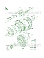 Clutch voor Kawasaki ZZR600 2006