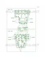 Crankcase Bolt Pattern voor Kawasaki ZZR600 2006