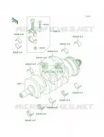 Crankshaft voor Kawasaki ZZR600 2006