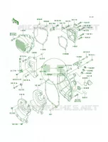 Engine Covers voor Kawasaki ZZR600 2006