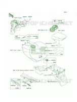 Labels voor Kawasaki ZZR600 2006