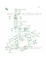 Rear Suspension voor Kawasaki ZZR600 2006