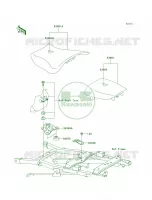 Seat voor Kawasaki ZZR600 2006
