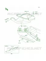 Side CoversChain Cover voor Kawasaki ZZR600 2006