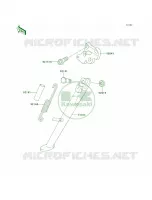 Stands voor Kawasaki ZZR600 2006