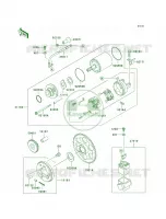 Starter Motor voor Kawasaki ZZR600 2006