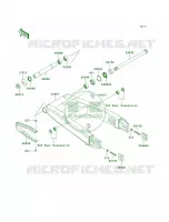Swingarm voor Kawasaki ZZR600 2006