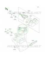 Taillights voor Kawasaki ZZR600 2006