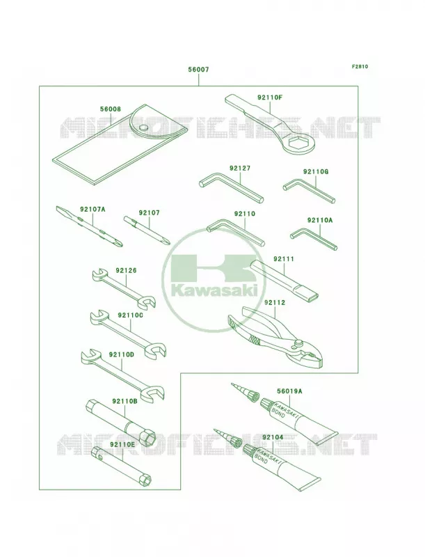Owner's Tools Kawasaki MOTOS 636 2003 Ninja ZX-6R  ZX636-B1