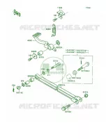 Brake Pedal voor Kawasaki Ninja ZX-11 1991