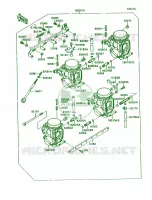 CarburetorZXT10CE015043&ampNAMI. voor Kawasaki Ninja ZX-11 1991