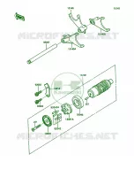 Change DrumShift Fork voor Kawasaki Ninja ZX-11 1991