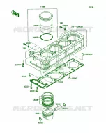 CylinderPiston voor Kawasaki Ninja ZX-11 1991