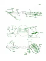 DecalEbonyZX1100 C1 voor Kawasaki Ninja ZX-11 1991