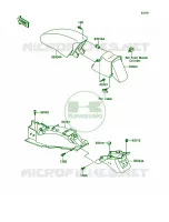 Fender voor Kawasaki Ninja ZX-11 1991