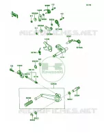 Gear Change Mechanism voor Kawasaki Ninja ZX-11 1991